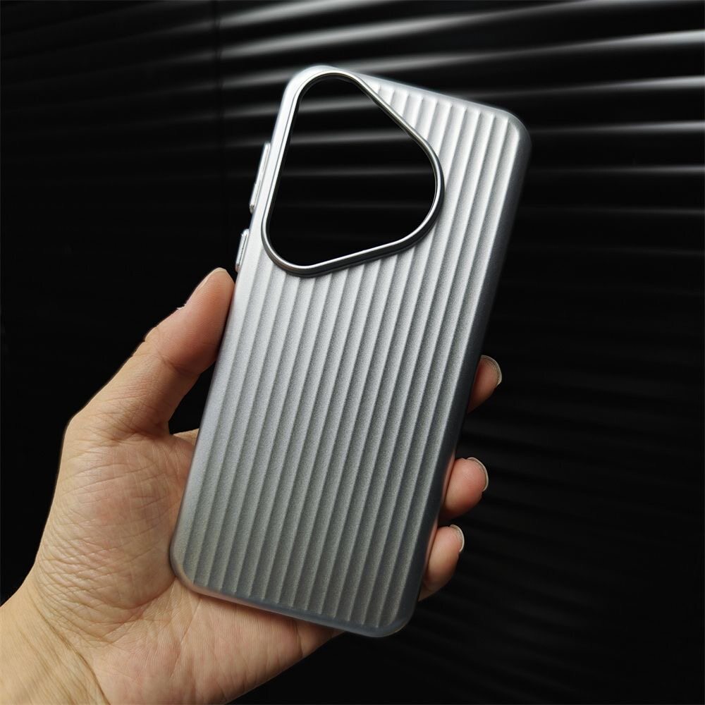 淬炼超薄铂金瓦楞高级感适用华为Pura70pro/70pro+手机壳mate60pro光栅条纹70Ultra全包防摔60pro+磨砂50E/40