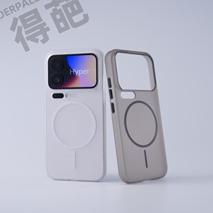 新款极简半透beast细圈磁吸适用小米17promax手机壳15肤感磨砂华为mate70/60pro+高级感金属独立按键全包超薄