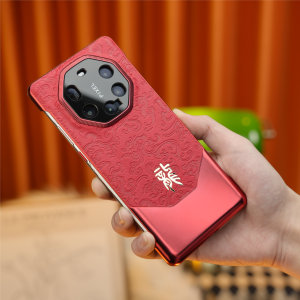 中国风龙年适用华为mate40rs保时捷手机壳mate60素皮60pro+非凡大师60rs防摔40RS高级感印花拼接50男女款外壳