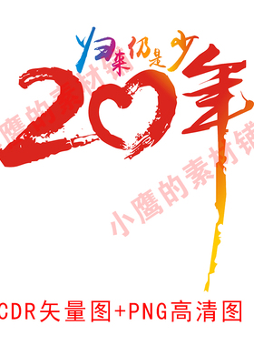 S292归来仍是少年20周年同学聚会同学会PSD分层图PNG高清图