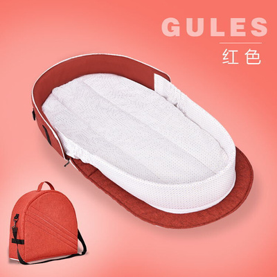 销婴儿床便捷式床中床新生儿防挤压多功能宝宝床可折叠背包式bb新