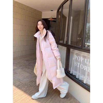 cv凸乆鸟羽绒服男女超长过膝加厚冬季情侣宽松爆中戏官方旗舰店