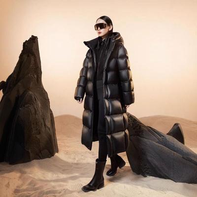 CV凸乆鸟羽绒服2025高端新款黑金鹅绒八格抗寒高品质超厚女情侣中