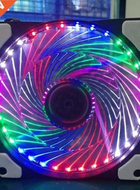 12cm33 LED Ultra Silent Computer PC Case Cooling Fan 33LEDs