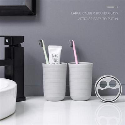 Creative Portable Brushing Teeth Cup Set Lover Travel