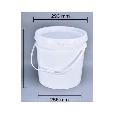 Food Grade PP material plastic bucket 14 liter for Milk ink