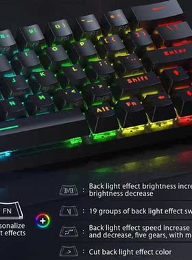 BlitzWf BW KB1 bluetooth 5.0 Wireless Mechanical Keyboard