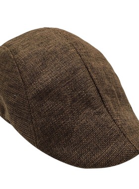 Autumn Beret Caps Men Women Vintage News Boy Cap Casual Brea