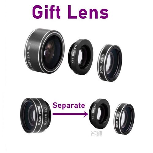 32X 22X Phone Camera Lens 4IN1 Telescope Zoom Macro Fish Eye
