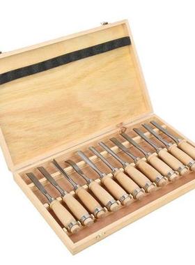 12Pcs Wood Carving Tools Set Engraving Knife Chisels Woodwor