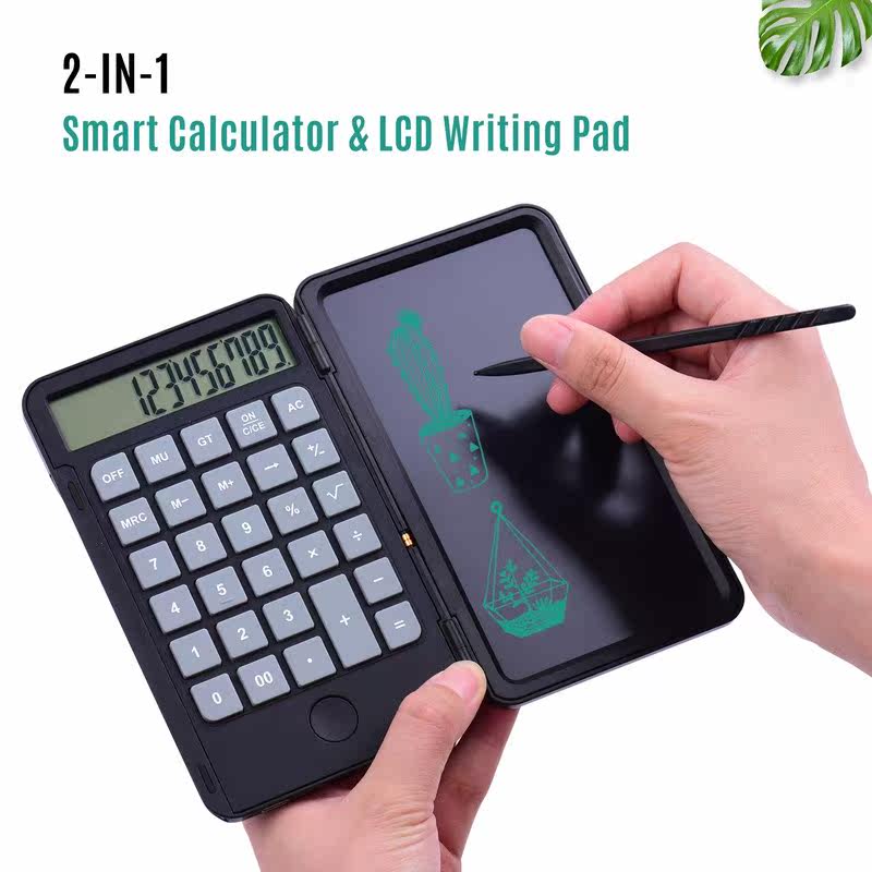 Portable Calculator & LCD Writing Tablet Digital Drawing
