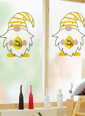 1pc Cartoon Beard Sticker Creative Bee Festival Long-legged