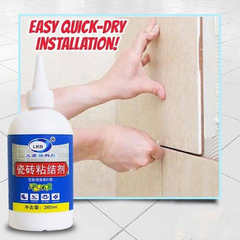 Easy Bonded Heavy Duty Tile Glue Tile Loose Repair Adhesive