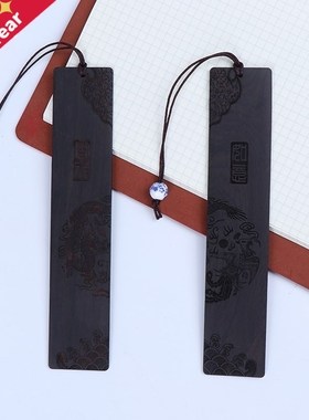 Chinese Style Retro Bookmarks Ebony Sandalwood Wood Quality,