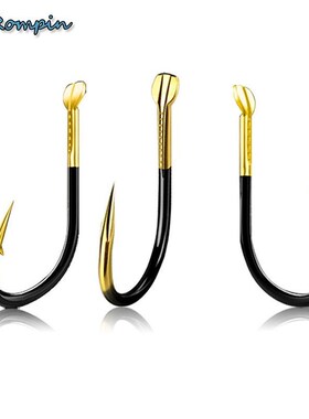 10pcs/lot High Quality Fishhooks Barbed Colored Tungsten All