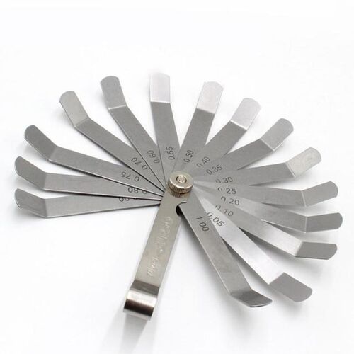 0.05 to 1mm Blades Feeler Gauge Metric Gap Filler Thickness