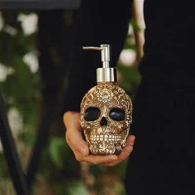 Creative Skull Liquid Soap Dispenser Hand Soap Bottle