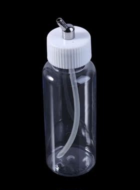 1PC Plastic 100cc Airbrush Bottles Jars Lid Adapter Dual-Act