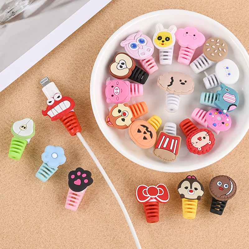 Cable Protector Cover Charger Data Cable Bracket Earphone
