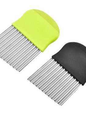 Vegetable Slicer Stainless Steel Serrated Cutter Potatoes