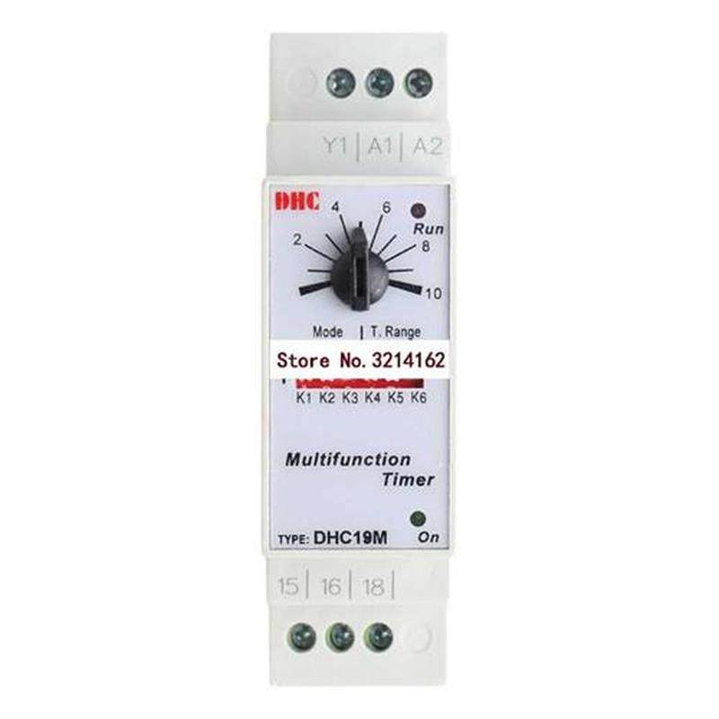 AC/DC 24-240V DHC19-M Multifunction Timer Time Relay 07NOV