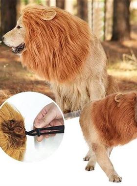 Cute Pet Cosplay Clothes Transfiguration Costume Lion Mane
