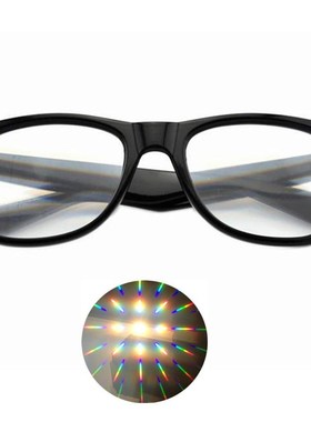 1pcs  3D ltimate Diffraction Glasses-3D Prism Effect EDM Rai