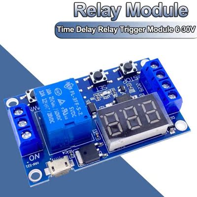 6-30V Relay Module Switch Trigger Delay Circuit Timer Cycle