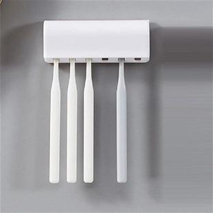 mounted Storage Wall Drainage Toothbrush Rack Antimycotic