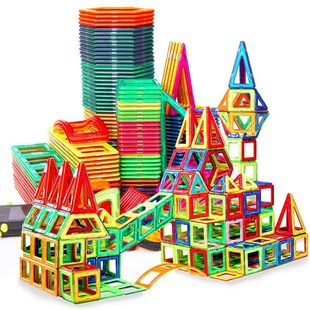 Magnetic Building Blocks Set Puzzle Bulk Magnetic Piece Sha