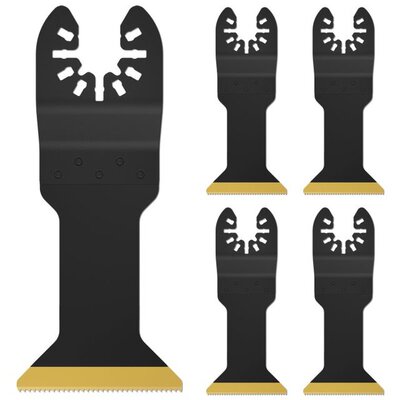 5Pcs Multitool Blades Titanium Bimetallic High Hardness Osci