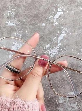 Vintage Anti Blue light Glasses Frame Round Lens Myopia Opti