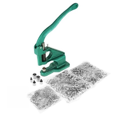 1Set Hand Press Grommet Eyelet Machine Arts Crafts Sewing Su