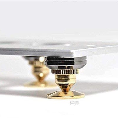 New 8 Set Golden-Plated Speaker Spikes, Speaker Stands CD o