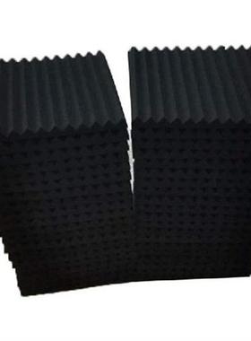 50Pcs 12 Slot  Sound-Absorbing Wall Panel Fire-Retardant