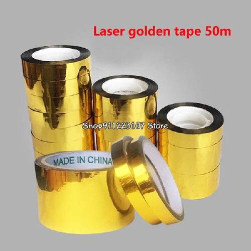 Flashing laser golden color tape brightly DIY decoration