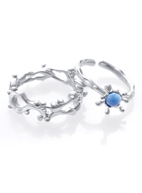 Haya Original Design Real 925 Sterling Silver Couple Ring Ad