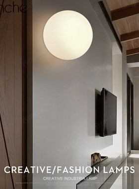 Modern Wall Lamp Glass Ball Led Wall Sconce Loft Industrial