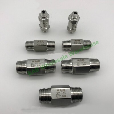 Male to Male unidirectional high pressure One way Non retur