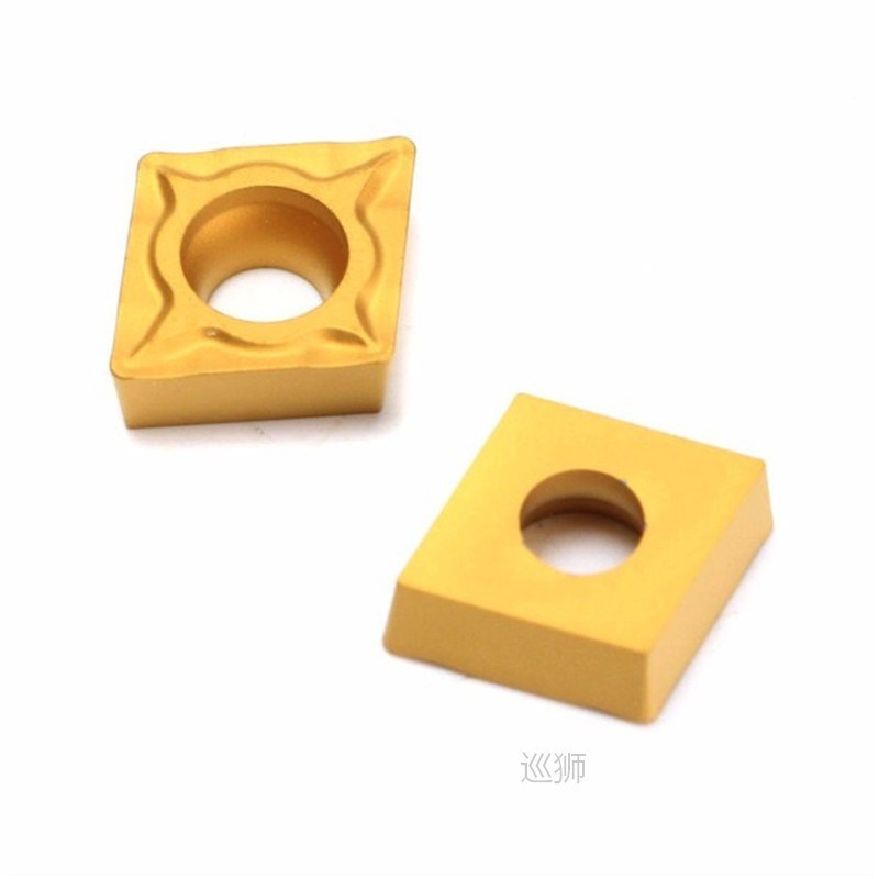 10Pcs CCMT060204-HM YBC251 Carbide Insert With Box Titanium