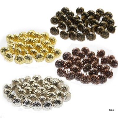 100 Pieces Antique Furniture Nail Decorative Tacks Upholster