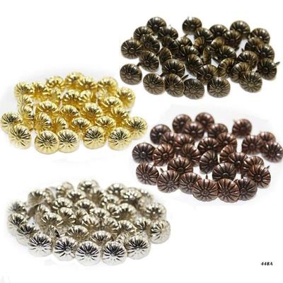 100 Pieces Antique Furniture Nail Decorative Tacks Upholster