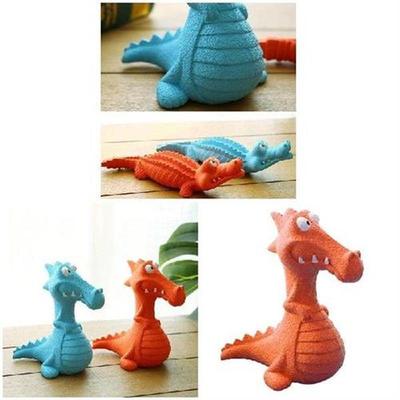 Dog Bite-Resistant Molar Toy Rubber Dinosaur Shape with