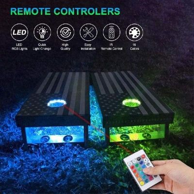 Cornhole LED Lights Ultra Bright Board Corn Hole Lights 16