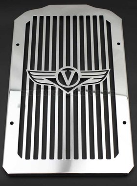 Metal plating Motorcycle Radiator Cover Bezel Grille Guard P
