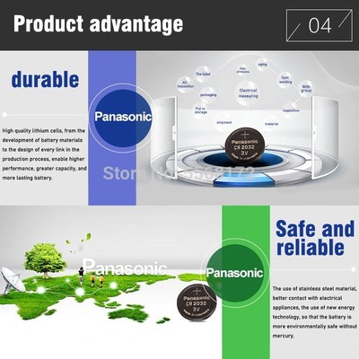 Original  15pcs cr2032 DL2032 ECR2032 5004LC KCR2032 BR2032