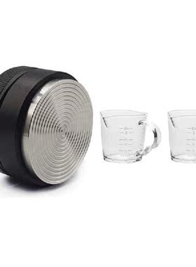 2 Pcs Espresso Measuring Glass With Pouring Handle &