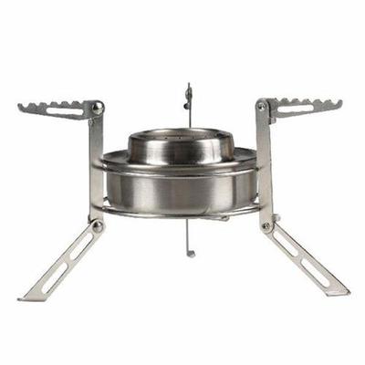 Camping Stove Outdoors Alcoho Stove with Lid Stand Rack