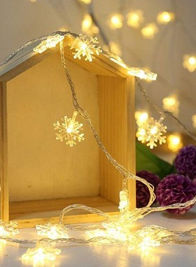 20LED Snowflake String Light Christmas Garland Fairy LED Bal