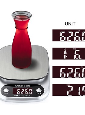 3kg 0.1g Kitchen Weight Scale Precision Electronic Food Scal